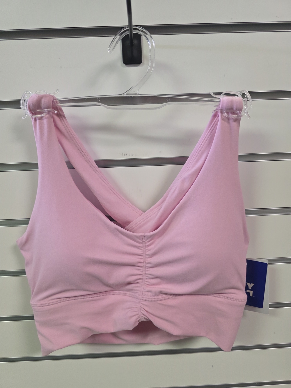 JoyLab Light Pink Seamless V-Neck Sports Bralette